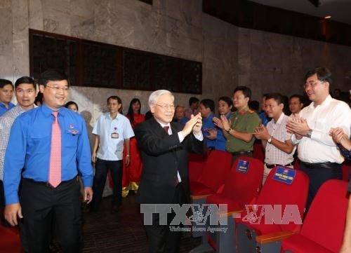 Tổng Bí thư Nguyễn Phú Trọng dự và phát biểu tại Đại hội Thanh niên tiên tiến làm theo lời Bác lần thứ 4. (Thời sự trưa 29/8/2016)